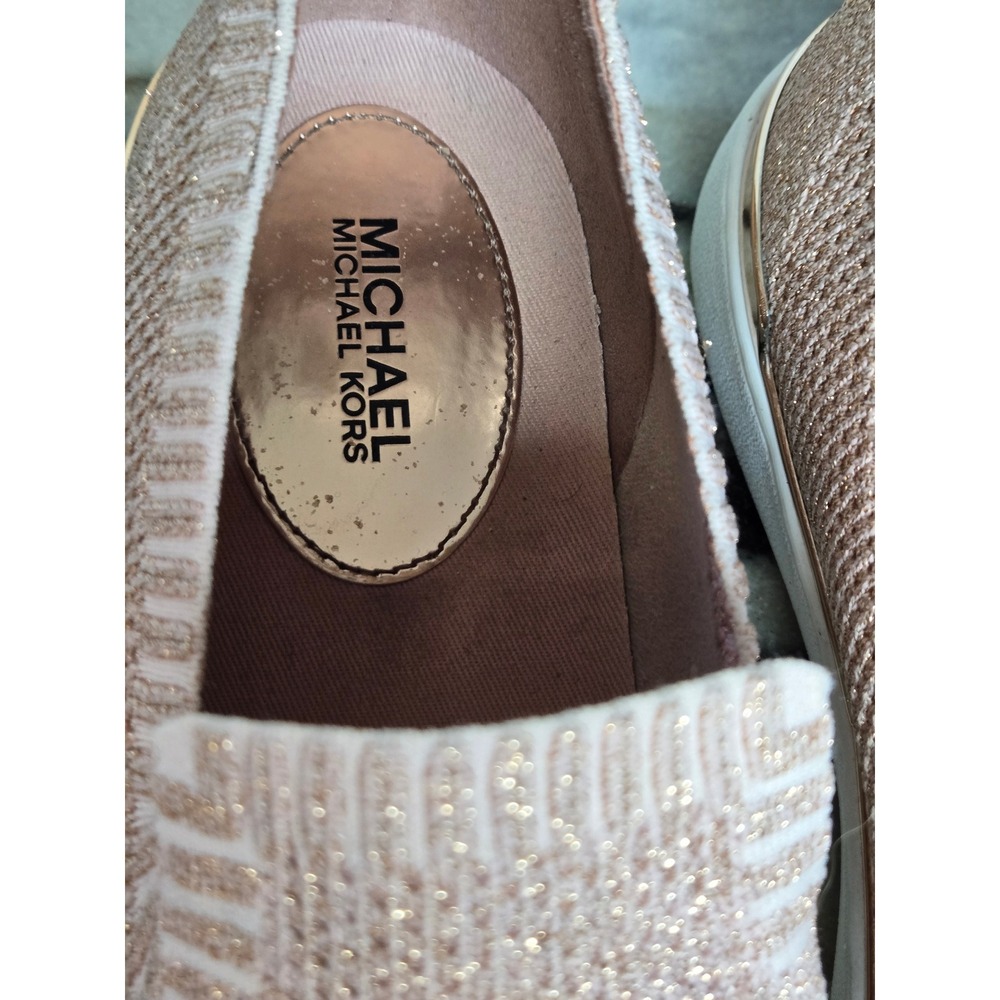 Michael Kors Blush Pink Slip-On Sneakers - Picture 4 of 12